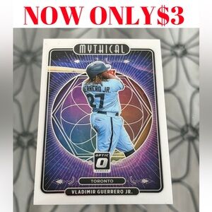 Vladimir Guerrero Jr 2021 Donruss Optic Toronto Blue Jays Baseball Card
